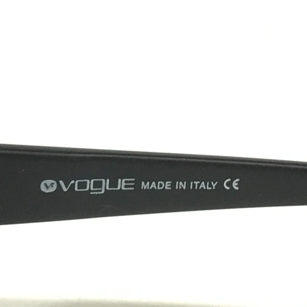 Vogue Sunglasses VO2209-S W44/S4 Black Rectangular Frames with Blue Lenses